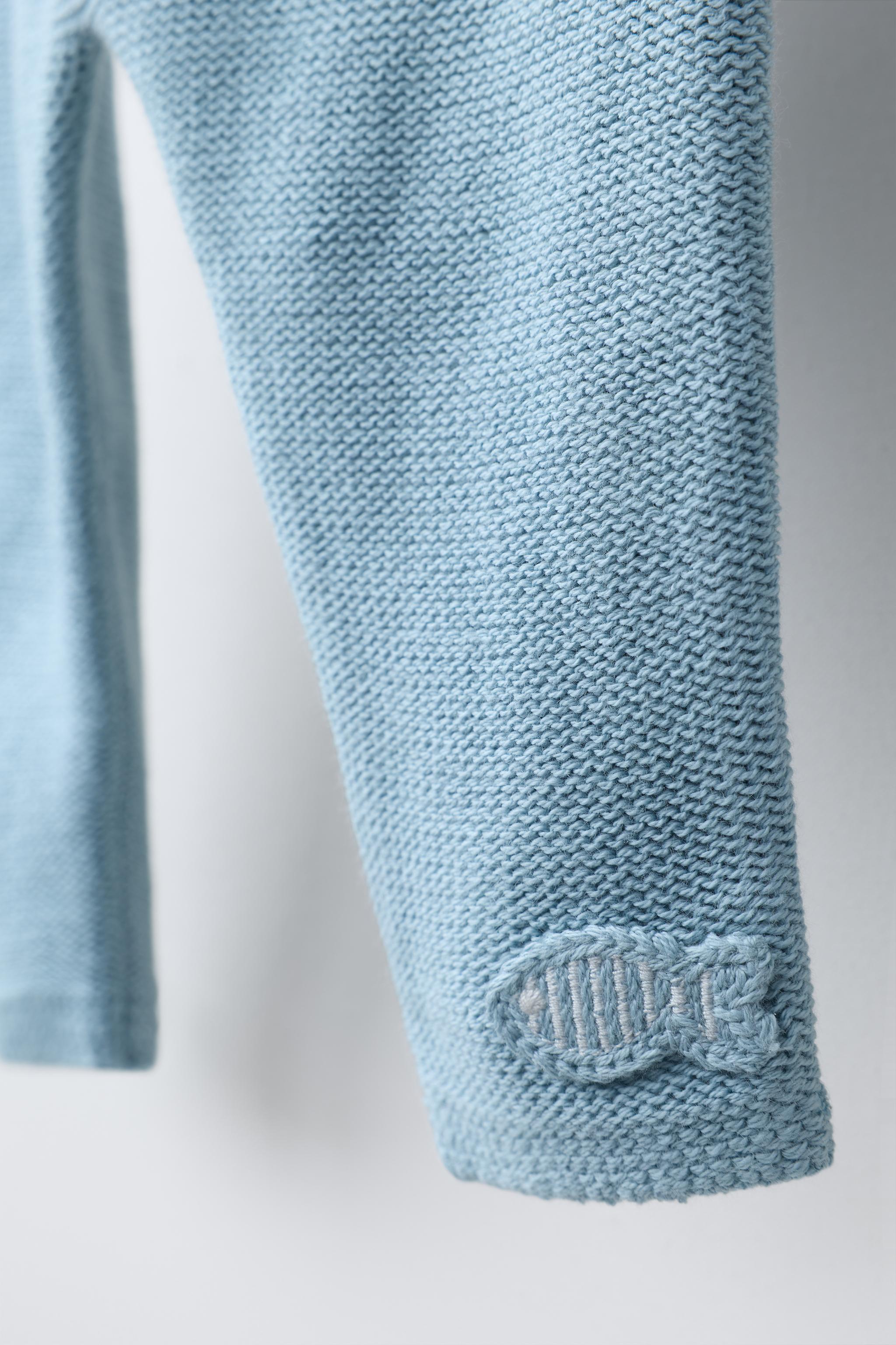 FISH APPLIQUÉ KNIT PANTS